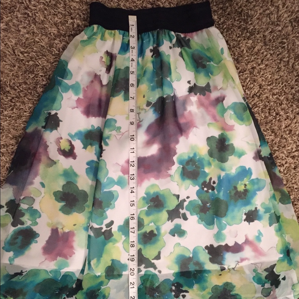 Floral Midi Skirt